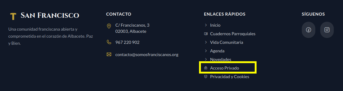 Pie de página